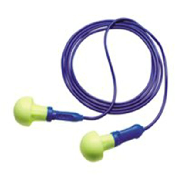 EARPLUGS,PUSH-INS,CORDED, REUSABLE,500/BX,NRR 28 - Corded Earplugs